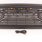 Front Grille For 2006 2007 2008 Dodge RAM 1500 Big Horn Style Grill With Letters Matte Black - Goodmatchup