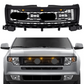 Front Grille For 2007 2008 2009 2010 2011 Ford Edge W/ LED Lights & Letters Matte Black - Goodmatchup