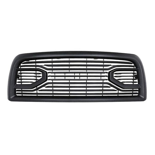 Front Grille For 2013 2014 2015 2016 2017 2018 RAM 2500/3500 Grill Big Horn Style W/Letters Matte Black - Goodmatchup