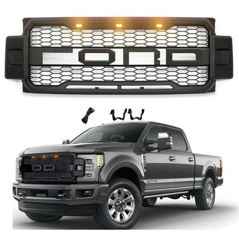 Goodmatchup Front Grille For 2017 2018 2019 Ford f250 f350 Super Duty ...