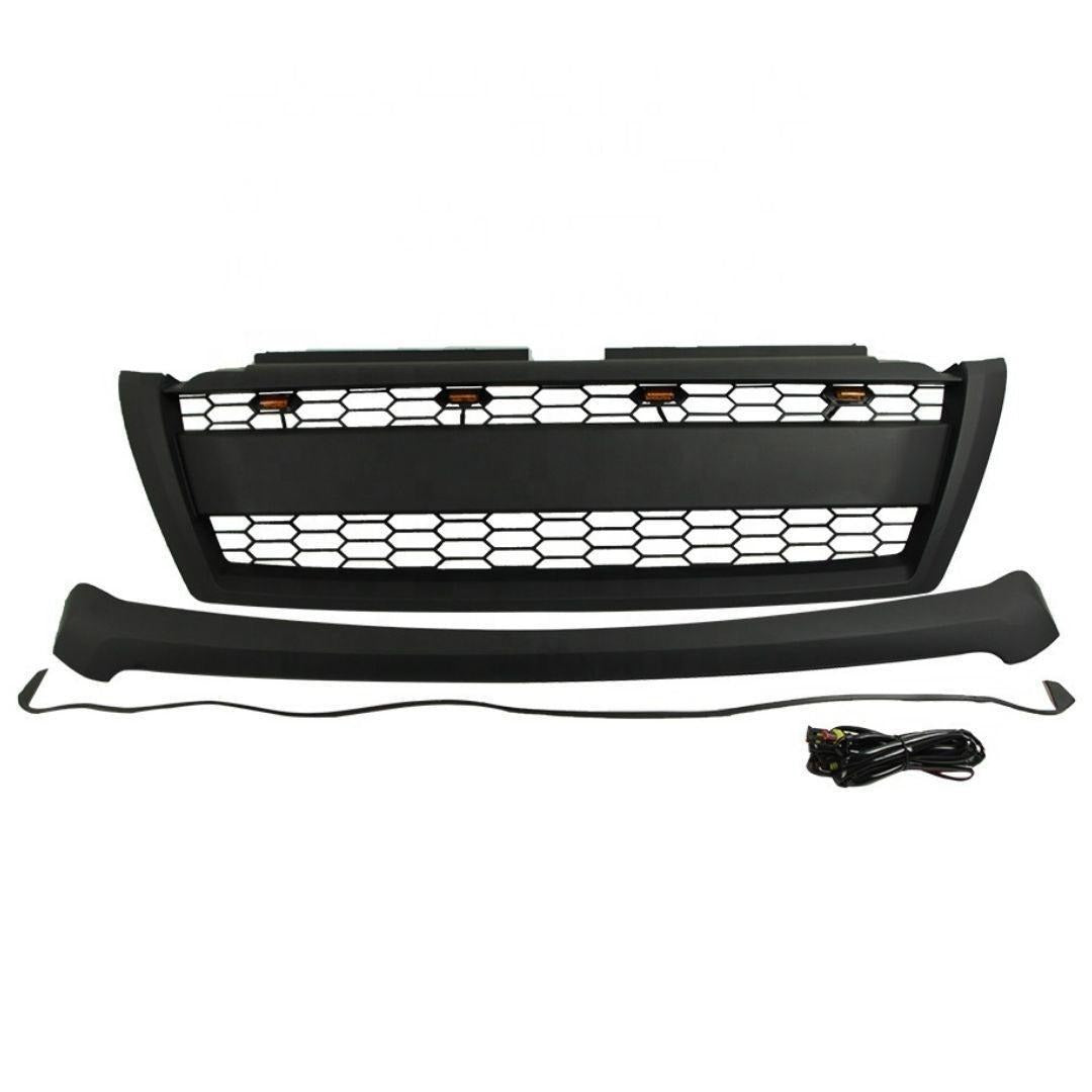 Front TRD Grill For 2015 2016 2017 2018 Land Cruiser Prado FJ150 With Emblem and Lights - Goodmatchup