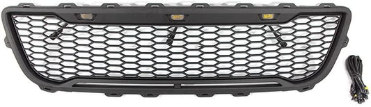 Goodmatchup Front Grill For 1999 2000 2001 2002 2003 f150 Raptor Grill W/LED Lights & Letters Matte Black - Goodmatchup