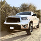Goodmatchup Grill Fits For 2nd Gen 2010 2011 2012 2013 Tundra Trd Pro Grill W/letters&lights Matte Black - Goodmatchup