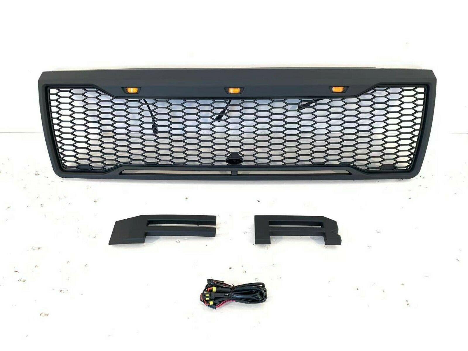 Grill For 1992 1993 1994 1995 1996 Ford f150 W/ Lights and Letters - Goodmatchup