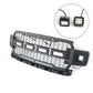 Grill For 2018 2019 2020 Ford F150 Raptor Style Grill With 3+2 LED Lights W/Letters Matte Black - Goodmatchup
