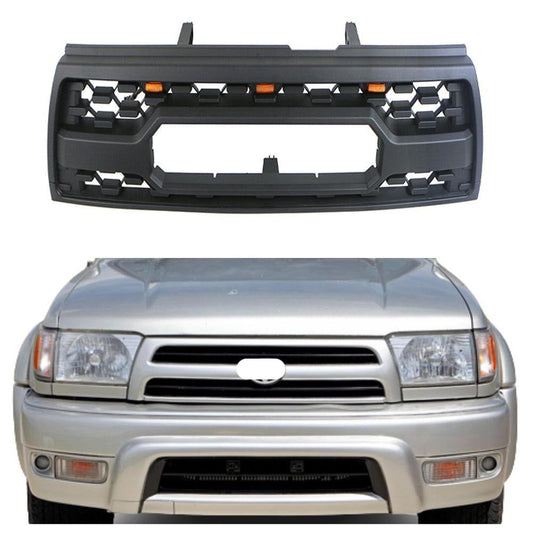 Grill For 3rd gen 1996 1997 1998 1999 2000 2001 2002 4Runner trd pro grill with 3 led Lights and toyota enblem - Goodmatchup