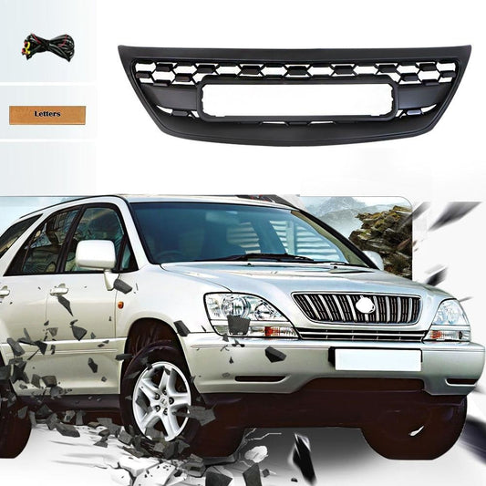 Grille for 1999 2000 2001 2002 2003 Lexus RX300-RX330 With letters & LED Lights Matte Black - Goodmatchup