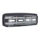 Grille For 2005 2006 2007 Ford f250 f350 Raptor Grill W/LED Lights & Letters Mattle Black - Goodmatchup
