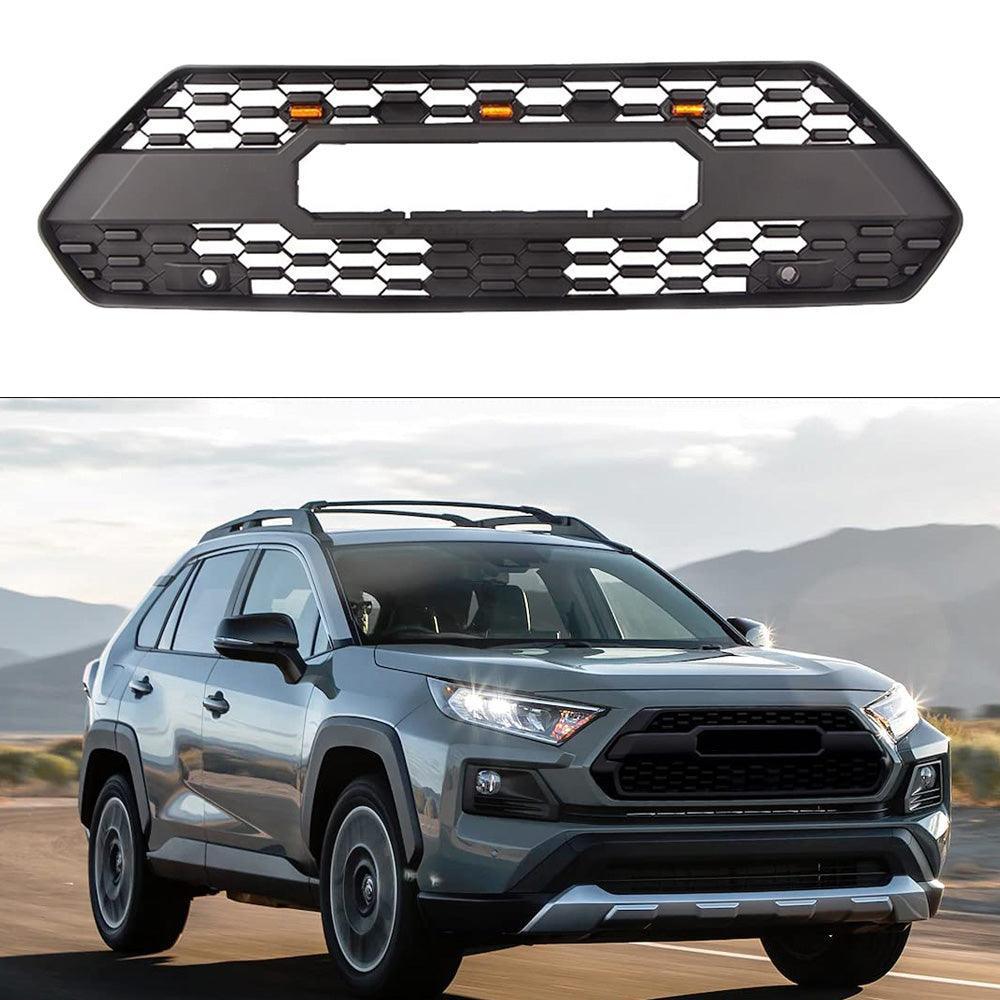 Grille for 2019-2021 Toyota RAV4 Adventure & TRD Grill With Letters & Lights - Goodmatchup