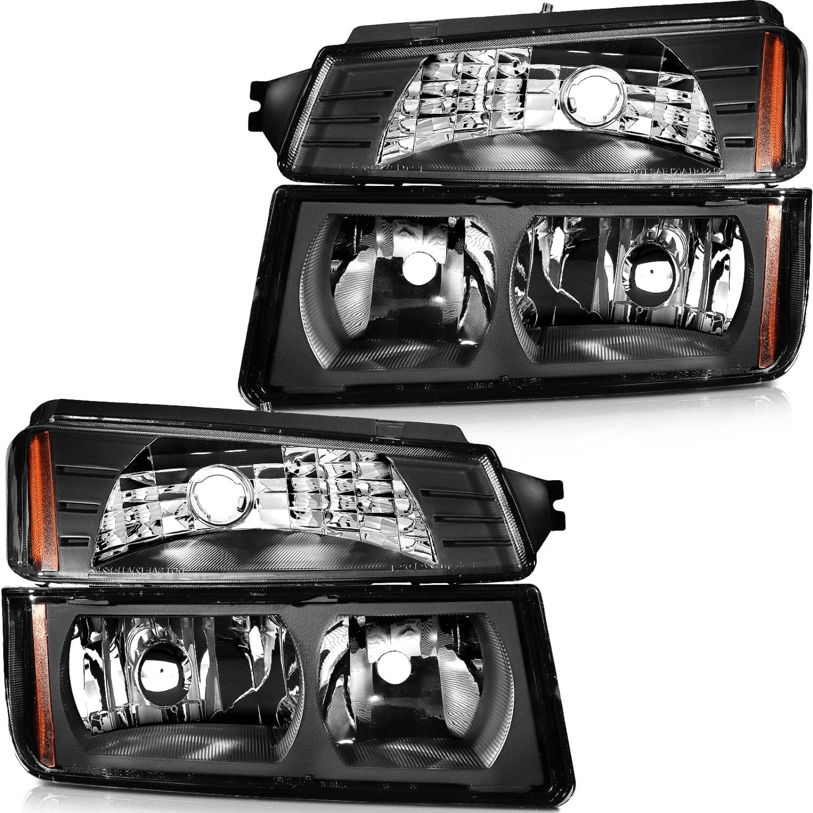 Headlights For Chevrolet Avalanche 1500/2500 2002-2006 Set Left+Right - Goodmatchup