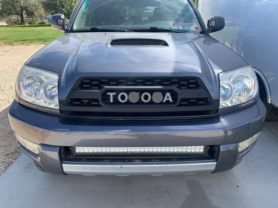 Goodmatchup Grille With Led Illuminated Letters For 3rd Gen 2003-2005 4Runner Trd Pro Grill