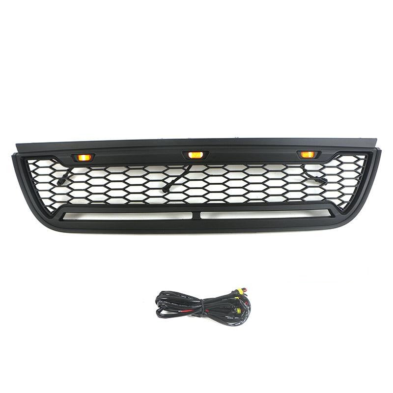 Raptor Style Front Grill For Ford Explorer/Sport Trac 2002 2003 2004 2005 Replacement With Letters & Lights Black - Goodmatchup