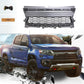 Raptor Style Front Grill Replacement For 2021-2022 Chevrolet Colorado W/Letters and W/LED Lights Black - Goodmatchup