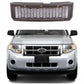 Raptor Style Front Grille For 2008 2009 2010 2011 2012 Ford Escape W/Lights W/letters Black - Goodmatchup