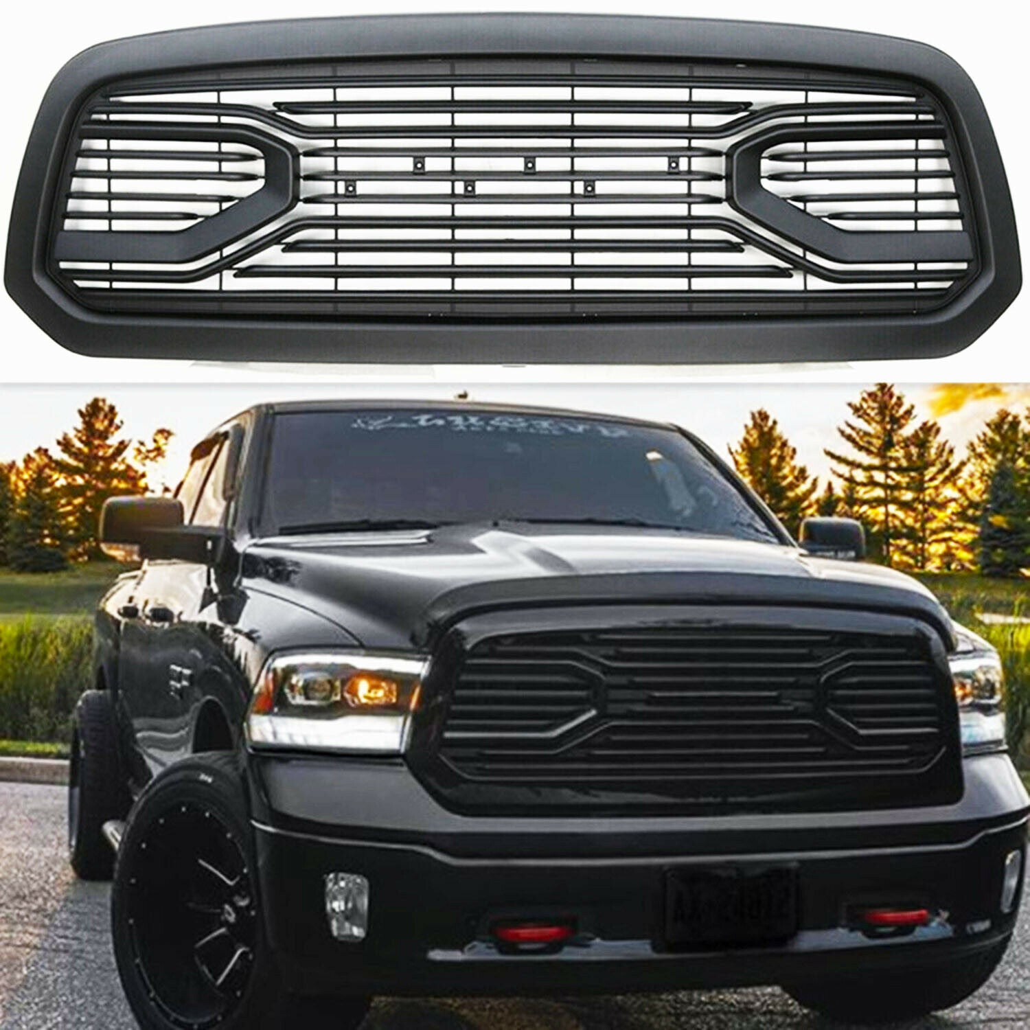 Goodmatchup Grille For 2013 2014 2015 2016 2017 2018 Dodge Ram 1500 ...